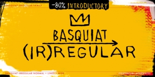 Basquiat Irregular Font Download