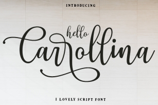 Hello Carrollina Script Font Download