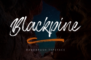Blackpine - Handbrush Typeface YR Font Download