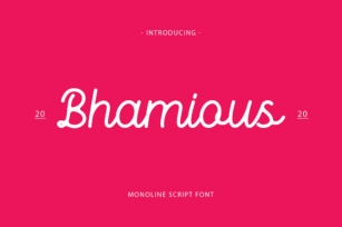 Bhamious Font Download