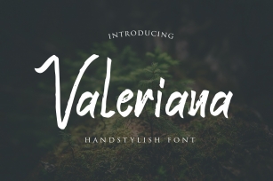Valeriana Handstylish Font Font Download