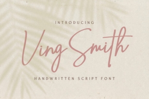 Ving Smith Font Download