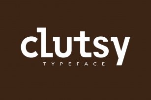 CLUTSY | Display Typeface Font Download