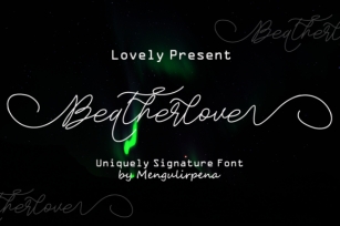 Beatherlove Font Download