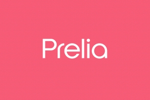 Prelia - Logo Font  Logo Use Only Font Download