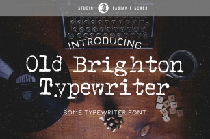 Old Brighton Typewriter - Font Font Download
