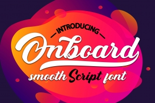 Onboard | Smooth Script Font Font Download