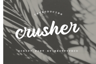 Crusher Font Download