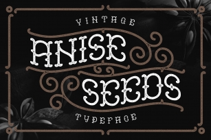 Anise Seeds typeface Font Download
