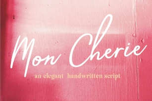 Mon Cherie Handwritten Font Font Download