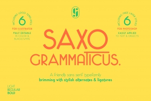 Saxo Grammaticus Sans Serif Font & Extras Font Download