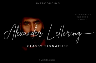 ALEXANDER LETTERING | Stay Classic Font Download