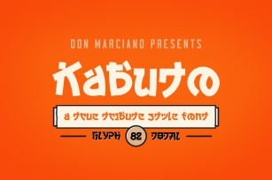 Kabuto Tribute Font Font Download