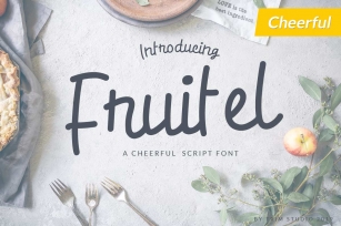 Fruitel - Kids Script Font Download
