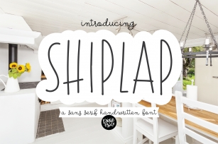 SHIPLAP a Sans Serif Farmhouse Font Font Download