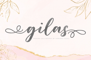 Gilas - Modern Calligraphy Font Download