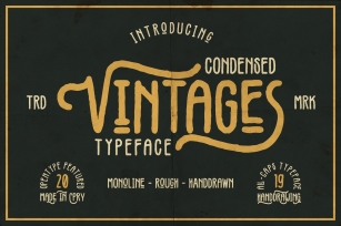 Vintages Typeface Font Download