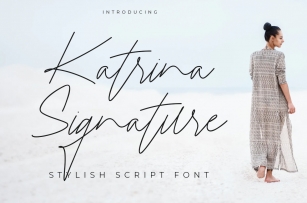Katrina Signature Font Download