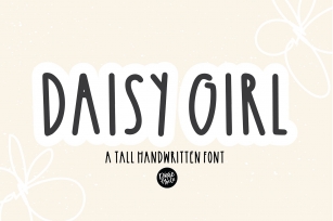 DAISY GIRL a Tall Sans Serif Farmhouse Font Font Download