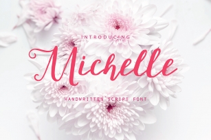 Michelle script with extras Font Download
