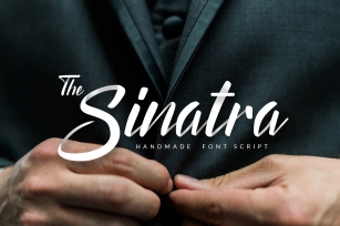 The Sinatra - Handmade Font Script Font Download