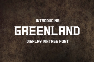 GREENLAND Font Download