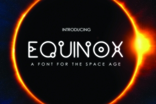 EQUINOX - A Font for the Space Age Font Download