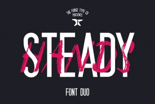 Steady Hands - Font Duo Font Download