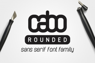 Cabo Rounded Font Family Font Download