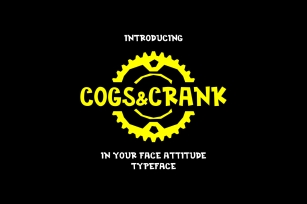 Cogs & Crank Font Download