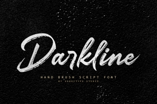 Darkline Brush Script Font Font Download