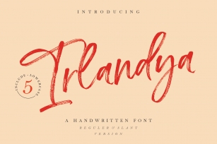 Irlandya - Handwritten font Font Download