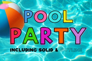 Pool Party Font Download