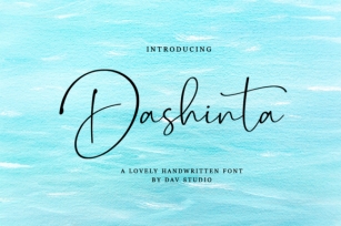 Dashinta Font Download