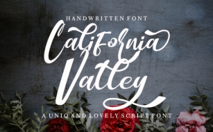 California Valley Font Download