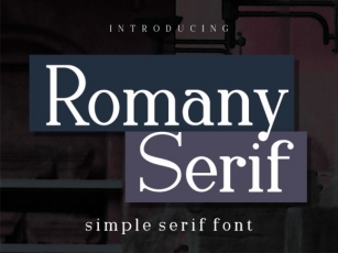 Romany Serif Font Download