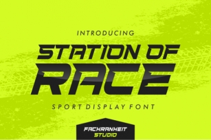 Station of Race Font Download