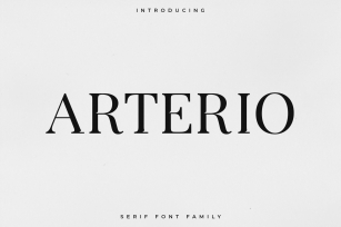 Arterio Font Family - Serif Font Download