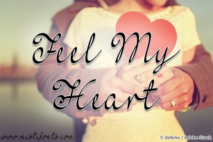 Feel My Heart Font Download