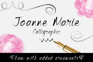 Joanne Marie Calligraphic Font Download