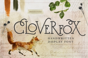 CloverFox Display Font Font Download