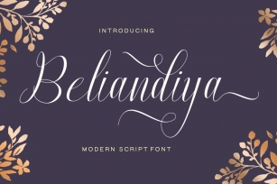 Beliandiya Script Font Download