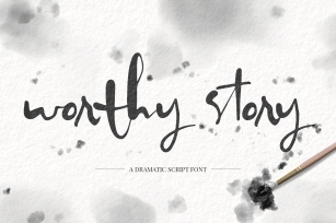 Worthy Story Script Font Font Download