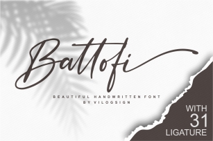 Battofi Handwritten Font Font Download