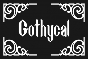 Gothycal Font Download