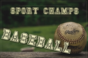 Baseball Font | Softball Font Font Download