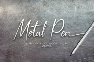 Metal Pen Script 3 Fonts Font Download