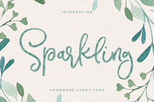 Sparkling Script Font Font Download