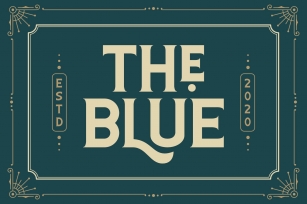 The Blue Font Font Download