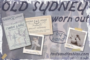 Old Sydney_Worn Out Font Download